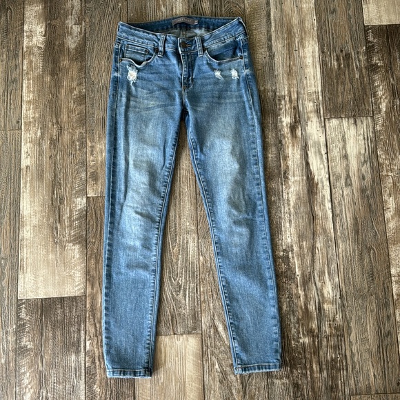 JUST USA WOMEN SKINNY JEANS, SIZE 4 - Picture 3 of 14